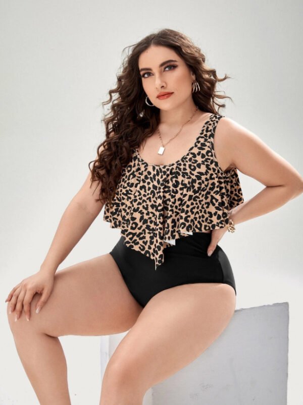 Bikini Leopard Print Swimsuit For Women - Image 3